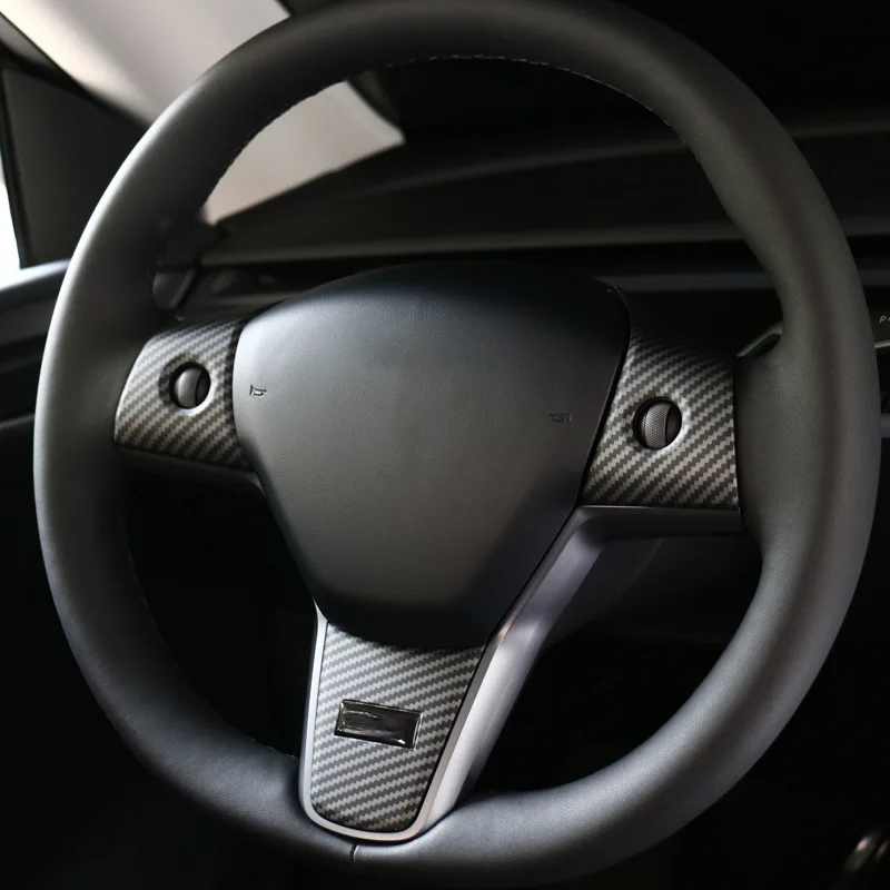 Version Carbon Fiber Steering Wheel Cover for Tesla Model 3 Model Y Model Model S Model X Sport Car Accessories 2018-2022 2021
Version Carbon Fiber Steering Wheel Cover for Tesla Model 3 Model Y Model Model S Model X Sport Car Accessories 2018-2022 2021