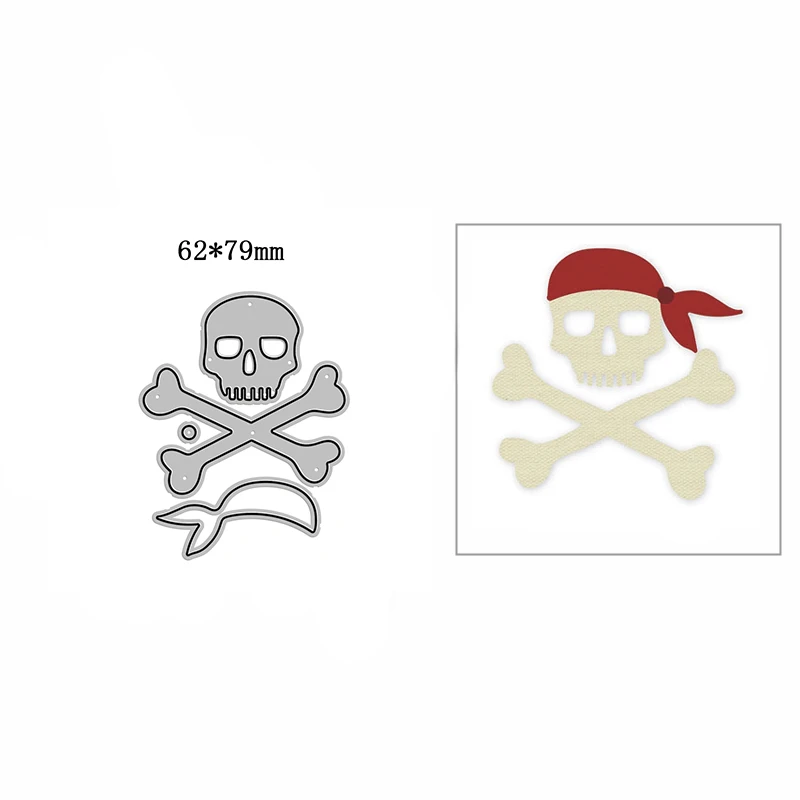 New Pirate Skull Decoration Metal Cutting Die Scrapbook Template Cutting Card Making Decorative Relief Photo Album Diy Crafts
New Pirate Skull Decoration Metal Cutting Die Scrapbook Template Cutting Card Making Decorative Relief Photo Album Diy Crafts