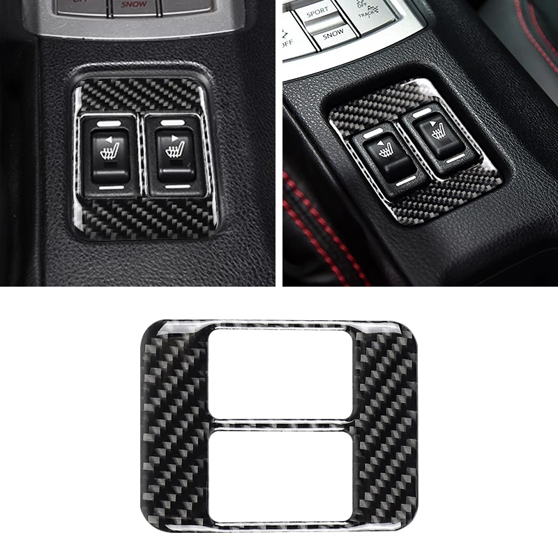 Car Modification Carbon Fiber Seat Heating Button Car Stickers and Decals TRD STI Trim Cover For Subaru BRZ Toyota 86 2016-2020
Car Modification Carbon Fiber Seat Heating Button Car Stickers and Decals TRD STI Trim Cover For Subaru BRZ Toyota 86 2016-2020