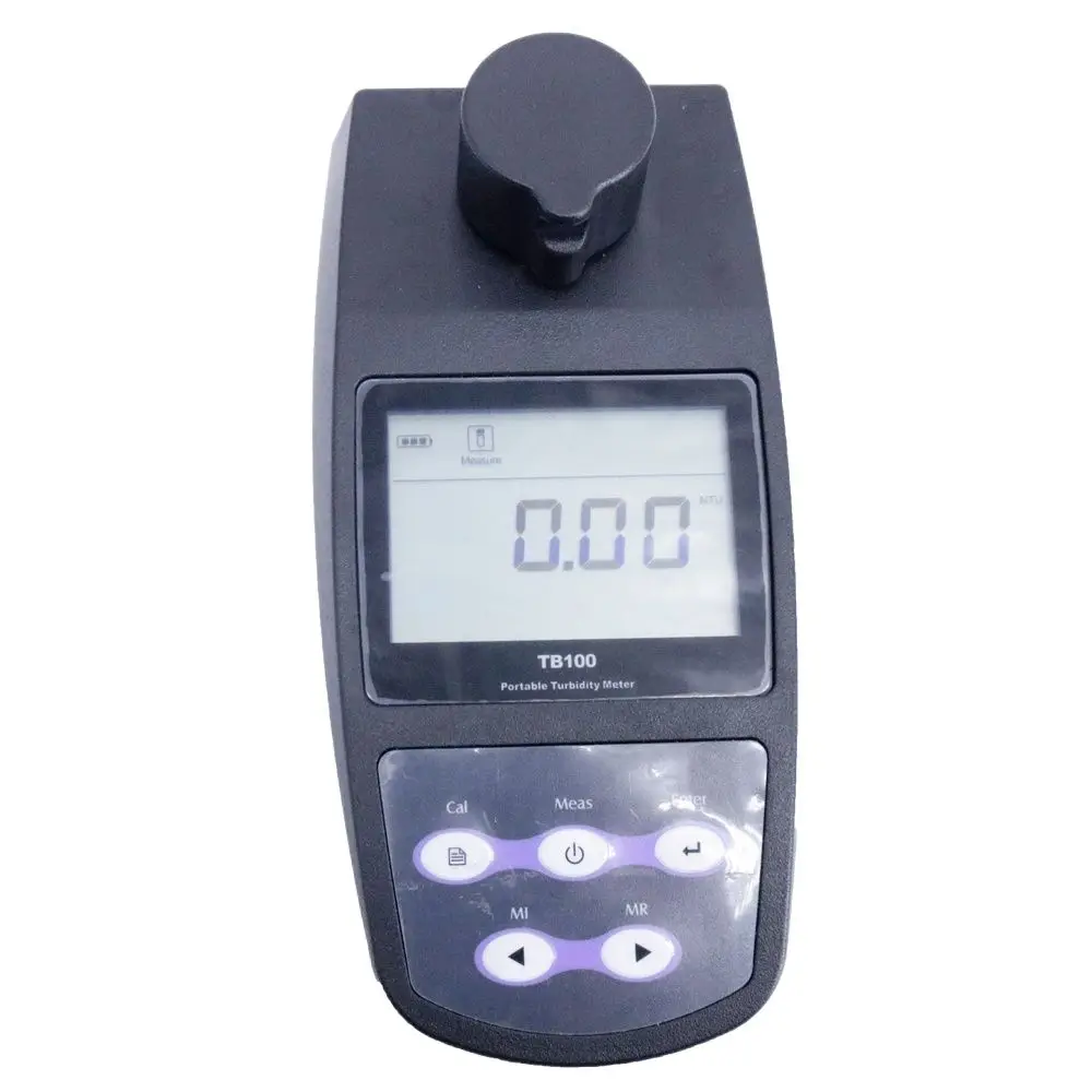 

TB-100 Portable Water Turbidimeter TB100 Digital Turbidity Meter Range 0-1100 NTU Water Transparency Tester