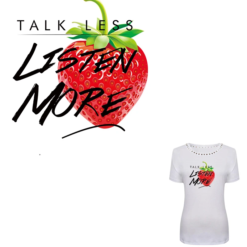 Heat Transfer DIY Accessory Decoration Transfer Patches for Clothing 19*20cm Strawberry Patches A-level Washable Stamping
Heat Transfer DIY Accessory Decoration Transfer Patches for Clothing 19*20cm Strawberry Patches A-level Washable Stamping