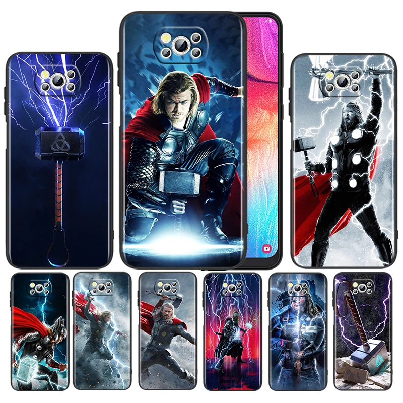 Thor Marvel Super Hero For Xiaomi Poco M4 X3 F3 GT NFC M3 C3 M2 F2 F1 X2 Pro Mi Mix3 TPU Black Phone Case Fundas Coque Cover
Thor Marvel Super Hero For Xiaomi Poco M4 X3 F3 GT NFC M3 C3 M2 F2 F1 X2 Pro Mi Mix3 TPU Black Phone Case Fundas Coque Cover
