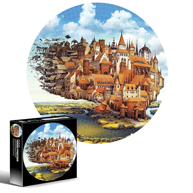 1000 Pieces Round Puzzles For Adults Large Size City Of Sky High Quality Paper Jigsaw Gift Box Item Toy Game Wholesale
1000 Pieces Round Puzzles For Adults Large Size City Of Sky High Quality Paper Jigsaw Gift Box Item Toy Game Wholesale