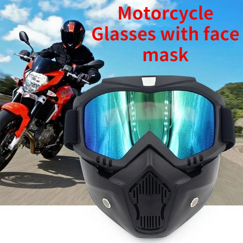 Hot Sale Motocross Sunglasses Windproof Cycling Riding Skiing Goggles With Mouth Mask UV Protection Bike Motorcycle Helmet Mask
Hot Sale Motocross Sunglasses Windproof Cycling Riding Skiing Goggles With Mouth Mask UV Protection Bike Motorcycle Helmet Mask