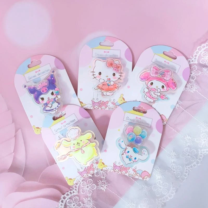 Kawaii Laser Melody Hairpin Kuromi Color Cartoon Bangs Clip Cinnamoroll Hair Accessories Hello Kitty Peripheral Girl Kids Gift
Kawaii Laser Melody Hairpin Kuromi Color Cartoon Bangs Clip Cinnamoroll Hair Accessories Hello Kitty Peripheral Girl Kids Gift