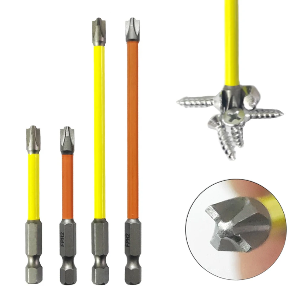 FPH2 Screwdriver Bits 65mm+110mm Magnetic Special Slotted Cross Screwdriver Bit For Electrician FPH2 Special Cross Bits
FPH2 Screwdriver Bits 65mm+110mm Magnetic Special Slotted Cross Screwdriver Bit For Electrician FPH2 Special Cross Bits