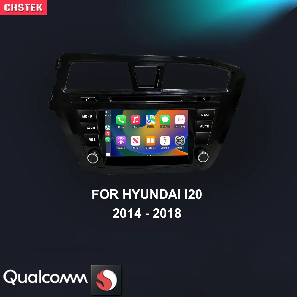 Автомобильный радиоприемник CHSTEK 12 + 256G Android 13 Carplay для Hyundai I20 II GB Elite 2014-2018
