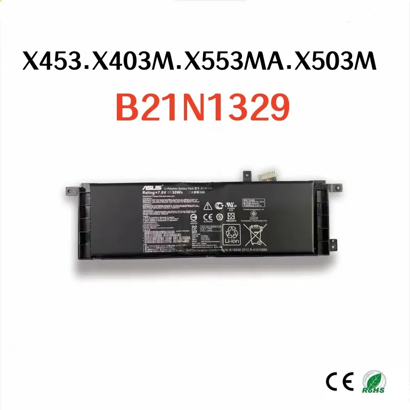For ASUS X453 X403M X553MA X503M B21N1329 laptop Original battery Perfect compatibility and smooth use
For ASUS X453 X403M X553MA X503M B21N1329 laptop Original battery Perfect compatibility and smooth use