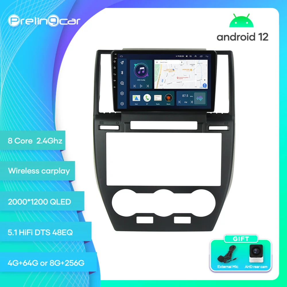 Prelingcar For LAND ROVER FREELANDER 2 2006-2012 Android 12 Car Monitor 8 256g Carplay RDS GPS Built 2din Radio DVD Player DST
Prelingcar For LAND ROVER FREELANDER 2 2006-2012 Android 12 Car Monitor 8 256g Carplay RDS GPS Built 2din Radio DVD Player DST