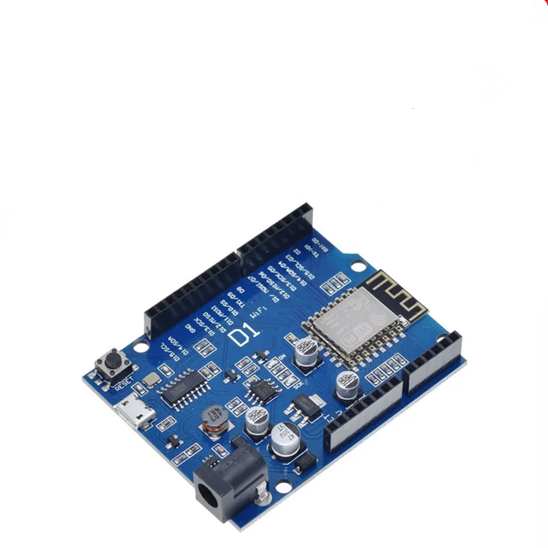 Макетная плата Wemos d 1wifi Uno ESP8266 напрямую использует беспроводной модуль IDE
Макетная плата Wemos d 1wifi Uno ESP8266 напрямую использует беспроводной модуль IDE
