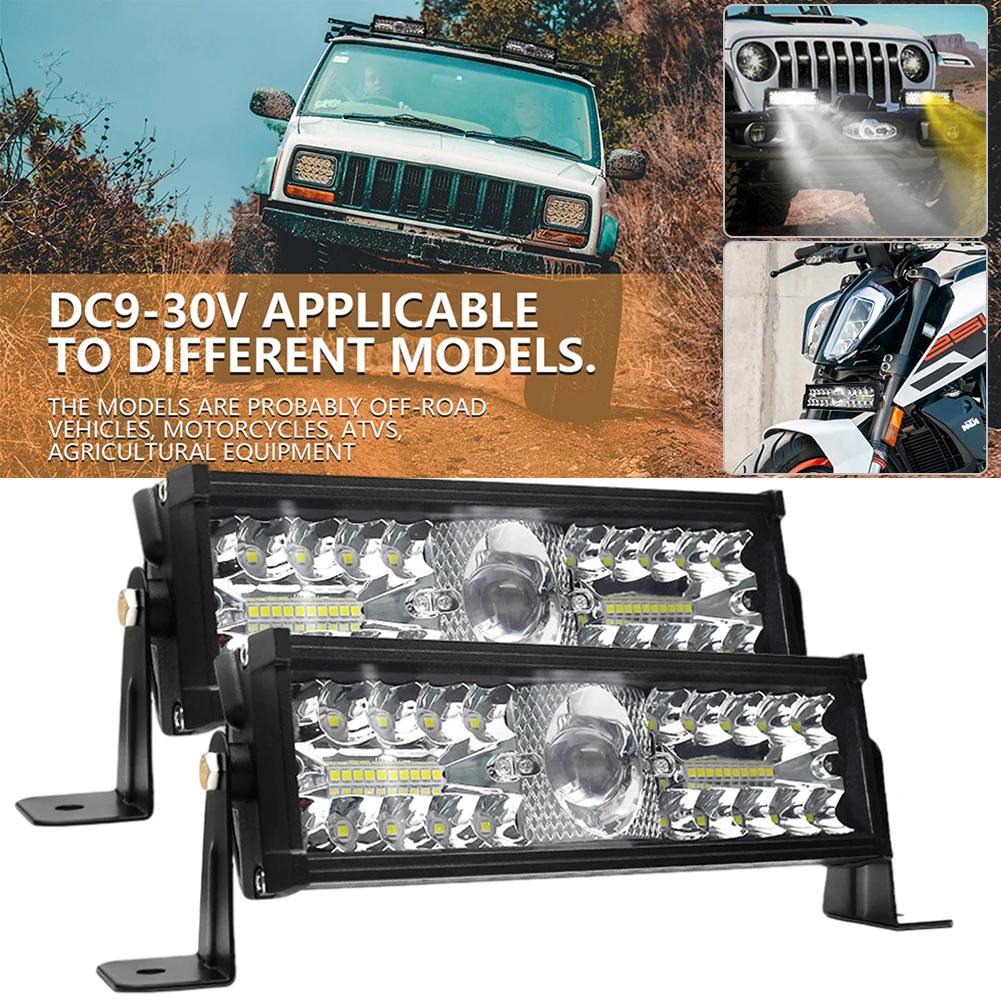 10" LED Work Light Bar Dual Triple Row LED Light Spot Flood Combo White Amber Two Color Driving Light for Off-Road SUV Boat ATV
10" LED Work Light Bar Dual Triple Row LED Light Spot Flood Combo White Amber Two Color Driving Light for Off-Road SUV Boat ATV