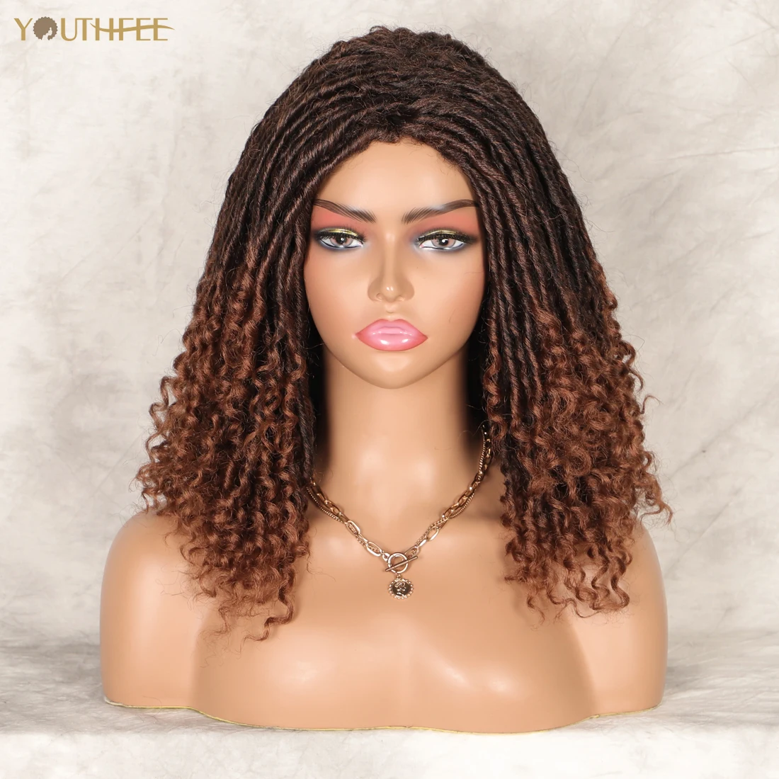 Короткие синтетические волосы для дредов Youthfee, 15 дюймов, искусственные волосы, плетеные, с кудрявыми концами
Короткие синтетические волосы для дредов Youthfee, 15 дюймов, искусственные волосы, плетеные, с кудрявыми концами