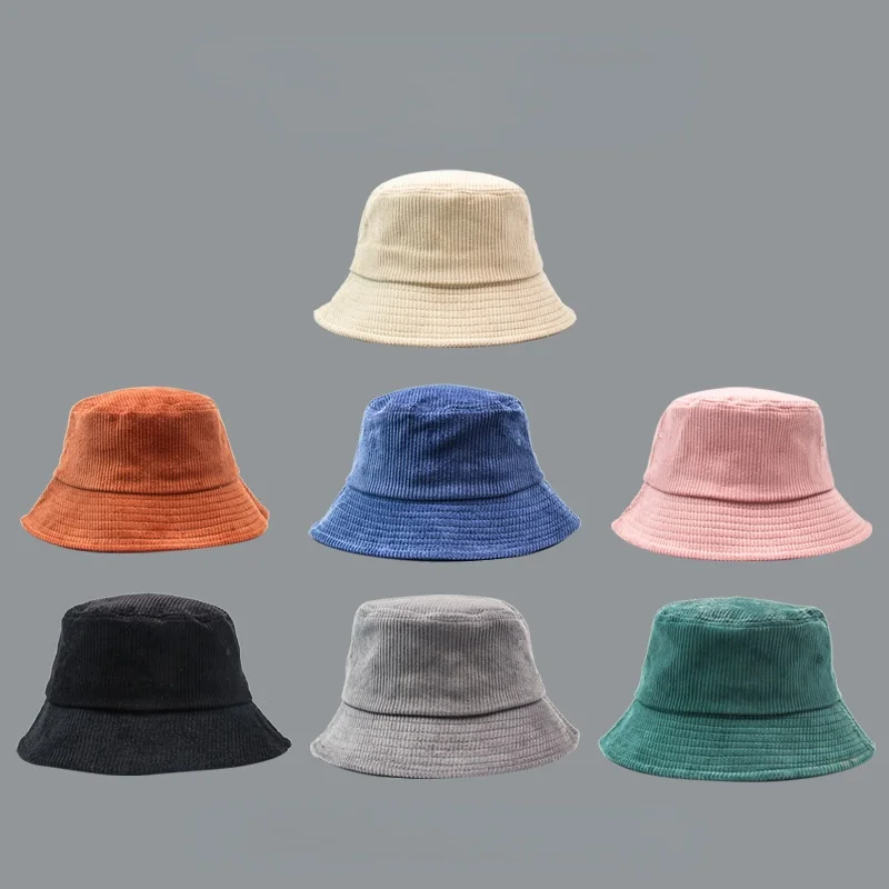 Unisex Spring Corduroy Bucket Hat Women Men's Wide Brim Bob Multicolor Panama Hat Hip Hop Caps Ladies Sun Fishing Fisherman Hat
Unisex Spring Corduroy Bucket Hat Women Men's Wide Brim Bob Multicolor Panama Hat Hip Hop Caps Ladies Sun Fishing Fisherman Hat