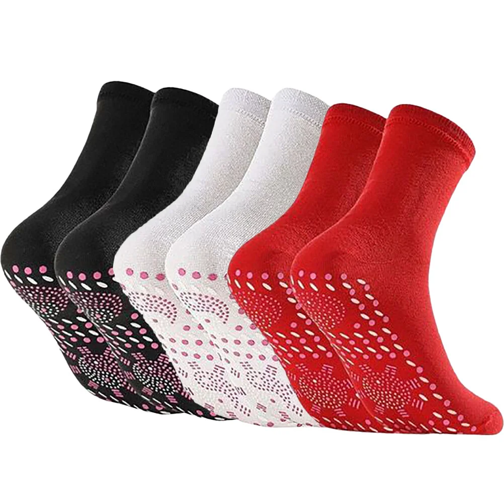 3 Pairs Hot Socks Non Silicone Point Slipper Women Health Care Tourmaline Magnetic Self- Heating Autumn
3 Pairs Hot Socks Non Silicone Point Slipper Women Health Care Tourmaline Magnetic Self- Heating Autumn