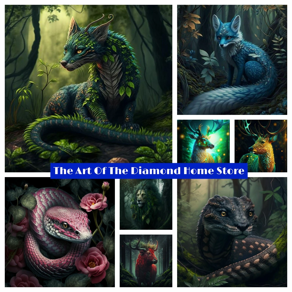 The Realm of The Animal Forest 5D DIY AB Drills Diamond Painting Embroidery Cat Wolf Dolphin Panda Cross Stitch Room Decor Gift
The Realm of The Animal Forest 5D DIY AB Drills Diamond Painting Embroidery Cat Wolf Dolphin Panda Cross Stitch Room Decor Gift