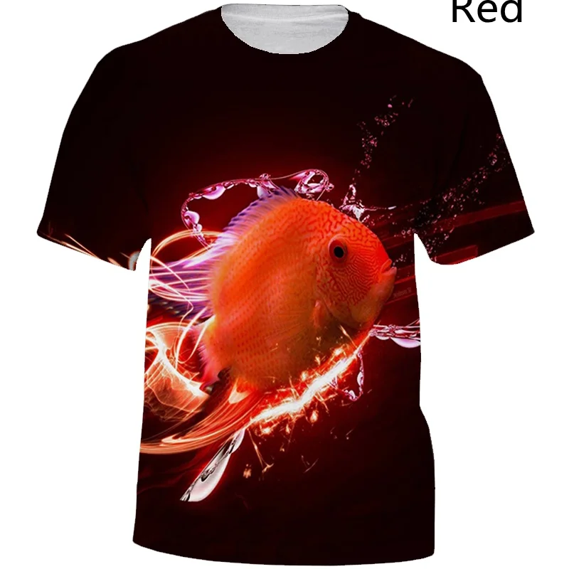 Summer 3D Fish T-shirt Unisex Men Summer Top Tee Fashionable T-shirt Casual Men's Top
Summer 3D Fish T-shirt Unisex Men Summer Top Tee Fashionable T-shirt Casual Men's Top