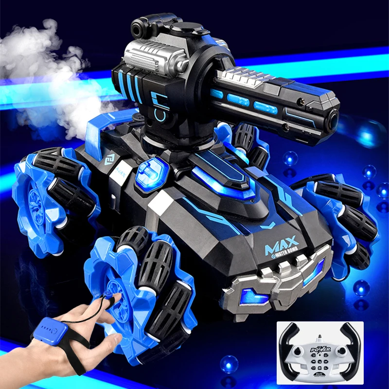 2.4G RC Tank Car Toy Remote Control Drift Car RC Toy 4WD Water Bomb Tank Gesture Controlled Tank Toys for Children Kids Boy Toys
2.4G RC Tank Car Toy Remote Control Drift Car RC Toy 4WD Water Bomb Tank Gesture Controlled Tank Toys for Children Kids Boy Toys
