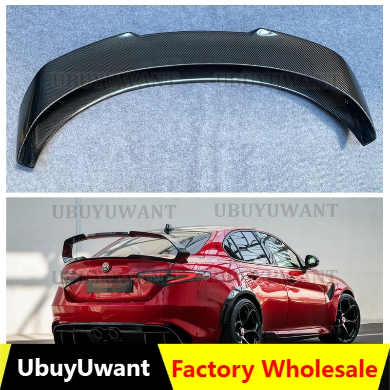Carbon Fiber Rear Spoiler For Alfa Romeo Giulia Sedan Quadrifoglio Verde 2015 - UP Rear Wing GTa Style Real Carbon Fiber Spoiler
Carbon Fiber Rear Spoiler For Alfa Romeo Giulia Sedan Quadrifoglio Verde 2015 - UP Rear Wing GTa Style Real Carbon Fiber Spoiler
