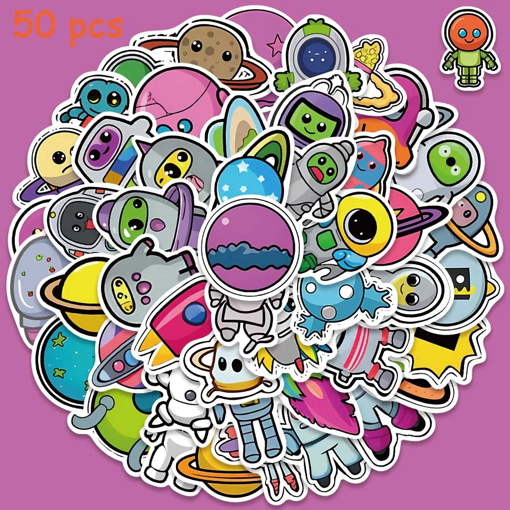 10/50pcs Space Star Astronauts Stickers Funny DIY Decals For Kids Water Bottle Suitcase Skateboard Helmet Scrapbook Stickers
10/50pcs Space Star Astronauts Stickers Funny DIY Decals For Kids Water Bottle Suitcase Skateboard Helmet Scrapbook Stickers