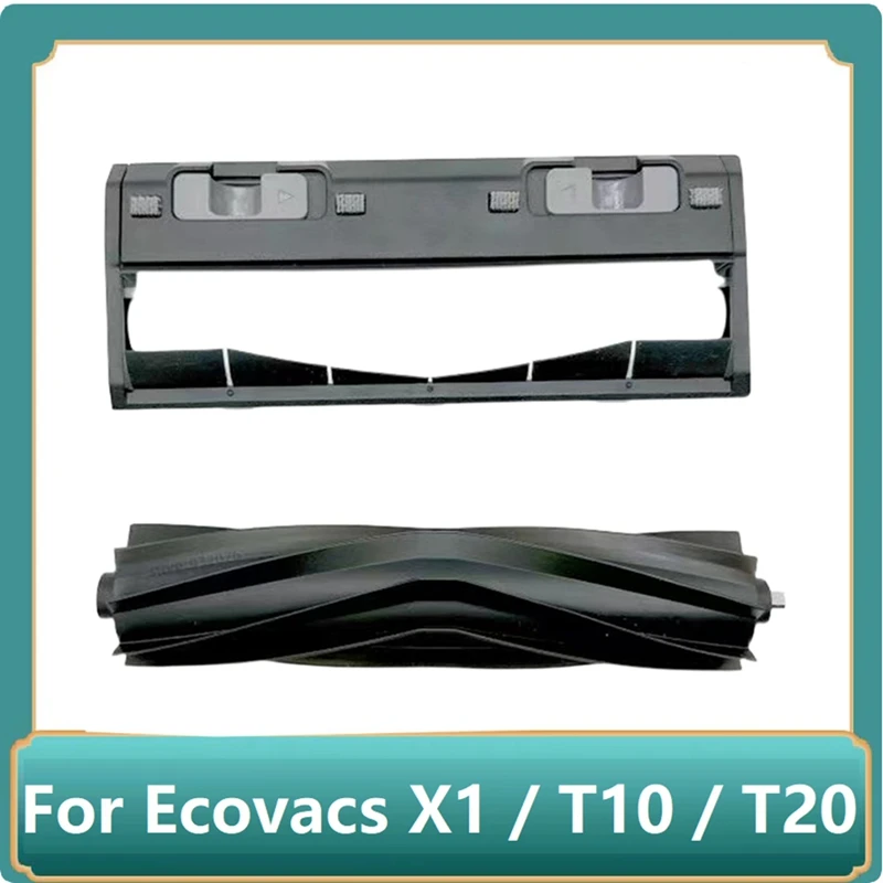For ECOVACS Deebot T20 Main Rubber Roller Brush Cover For Ecovacs X1 / T10 / T20 Pro Robot Vacuum Cleaner Replacement
For ECOVACS Deebot T20 Main Rubber Roller Brush Cover For Ecovacs X1 / T10 / T20 Pro Robot Vacuum Cleaner Replacement