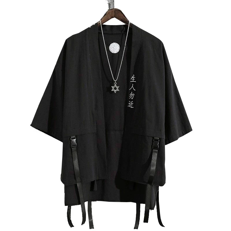 Summer Men's Haori Cardigan Kimono Shirt Samurai Japanese Clothing Robes Loose Obi Male Yukata Jacket Streetwear Asian Clothes
Summer Men's Haori Cardigan Kimono Shirt Samurai Japanese Clothing Robes Loose Obi Male Yukata Jacket Streetwear Asian Clothes