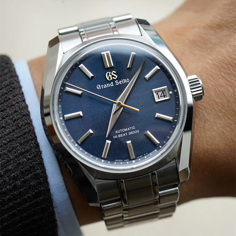 Часы Grand Seiko 36000 ограниченного выпуска с синим циферблатом на 20-летие, мужские кварцевые часы с ремешком из нержавеющей стали
Часы Grand Seiko 36000 ограниченного выпуска с синим циферблатом на 20-летие, мужские кварцевые часы с ремешком из нержавеющей стали