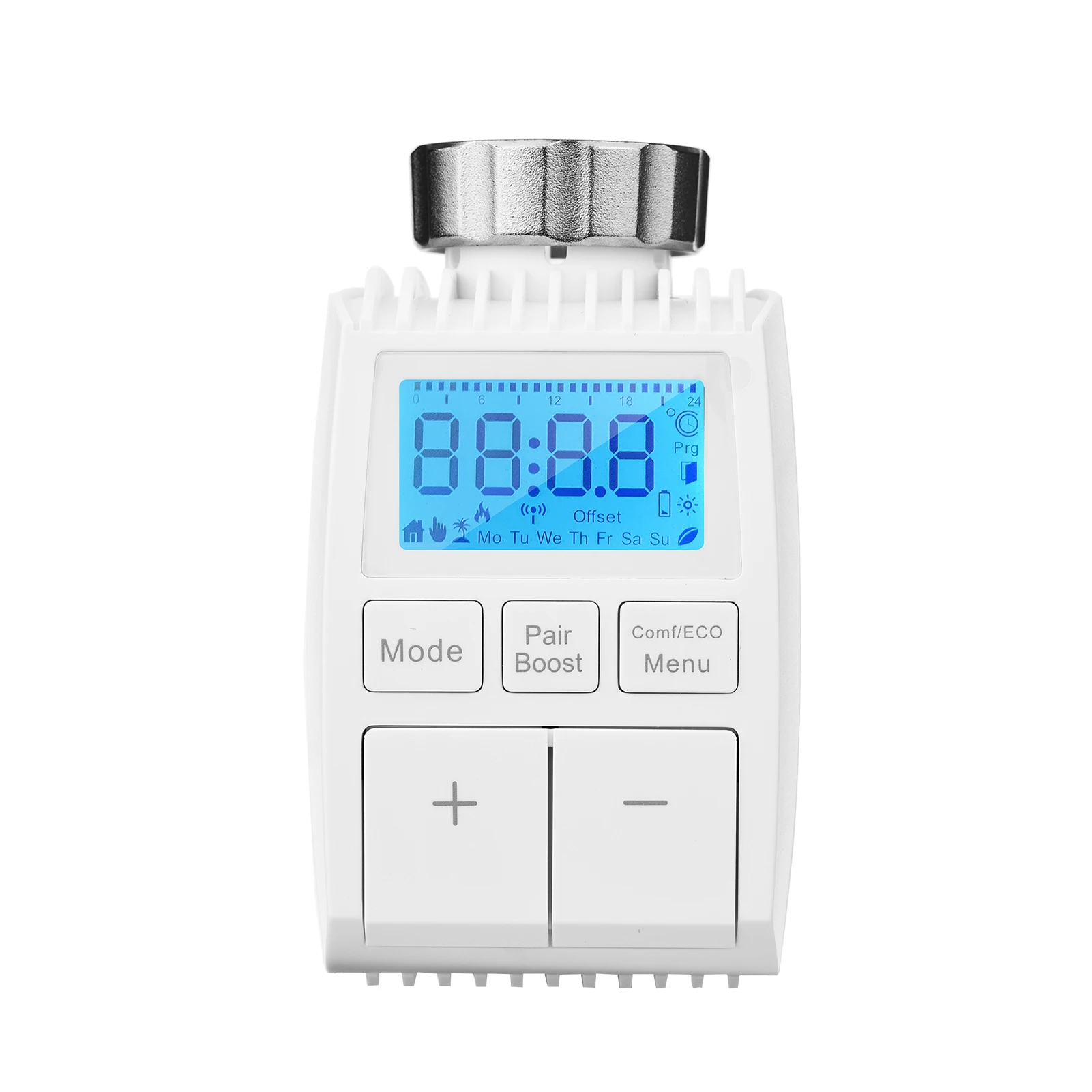 Tuya ZigBee3.0 TRV smart radiator actuator programmable thermostat valve temperature controller 2MQTT Alexa Google Voive
Tuya ZigBee3.0 TRV smart radiator actuator programmable thermostat valve temperature controller 2MQTT Alexa Google Voive