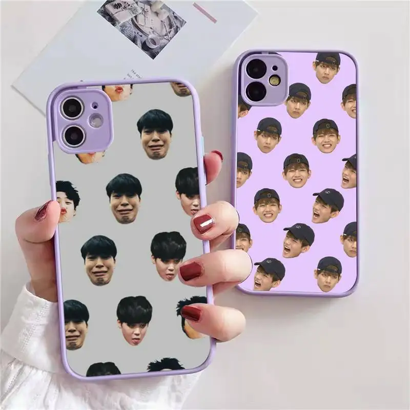 BTS-Bangtan-Boys-faces Phone Case For iphone 13 12 11 xr xs x 7 8 pro max light purple Soft TPU Silicone Clear Case Cover
BTS-Bangtan-Boys-faces Phone Case For iphone 13 12 11 xr xs x 7 8 pro max light purple Soft TPU Silicone Clear Case Cover
