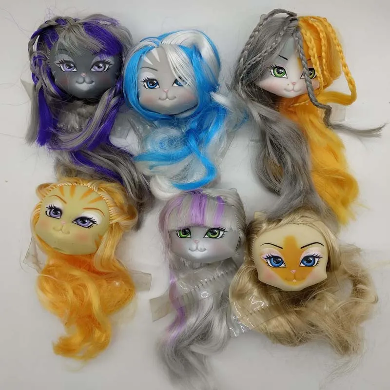Подиумная голова котенка с волосами, совместимая с масштабом 1/12, кукла Monster Highs Bjd, Игрушечная модель, аксессуар
Подиумная голова котенка с волосами, совместимая с масштабом 1/12, кукла Monster Highs Bjd, Игрушечная модель, аксессуар