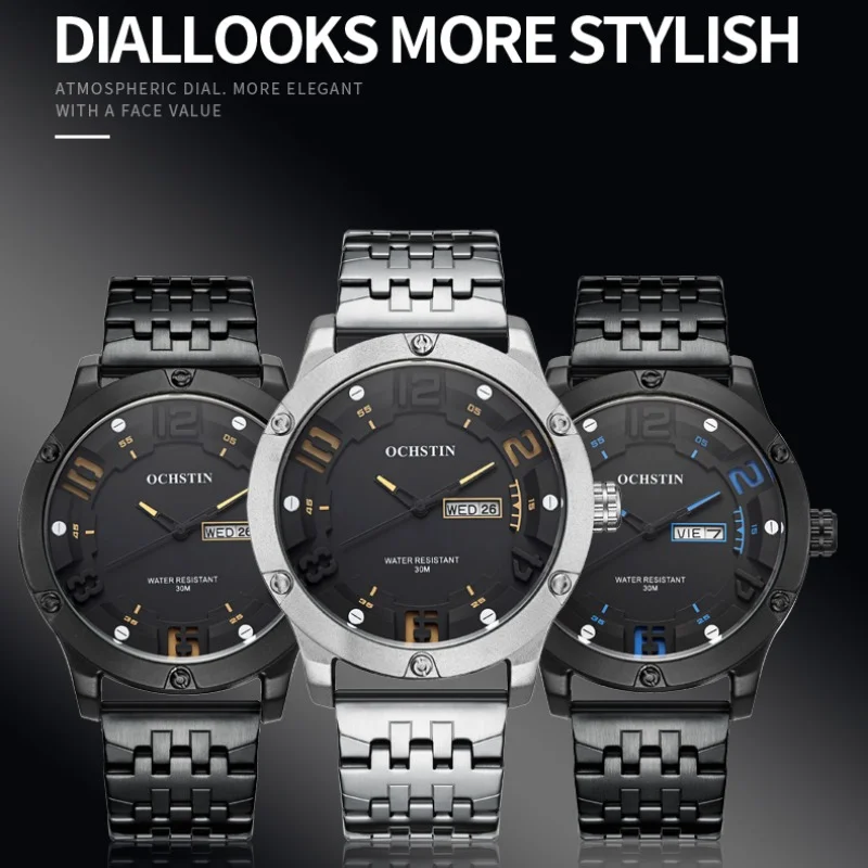 OCHSTIN fashion men's watch Legend Series oversized dial 48mm wristwatch business sports waterproof calendar chronograph watches
OCHSTIN fashion men's watch Legend Series oversized dial 48mm wristwatch business sports waterproof calendar chronograph watches