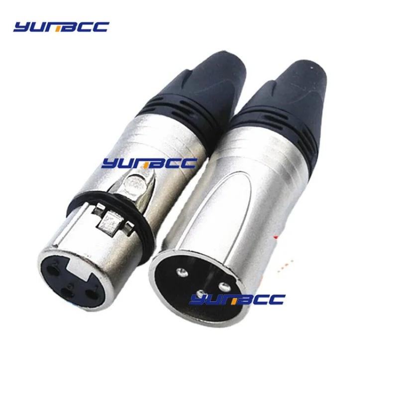 1Pcs Male & Female Xlr Connector 3/4/5Pin XLr Balanced XLR Plug with Three Core XLR Plug Copper Core Nickel Plated
1Pcs Male & Female Xlr Connector 3/4/5Pin XLr Balanced XLR Plug with Three Core XLR Plug Copper Core Nickel Plated