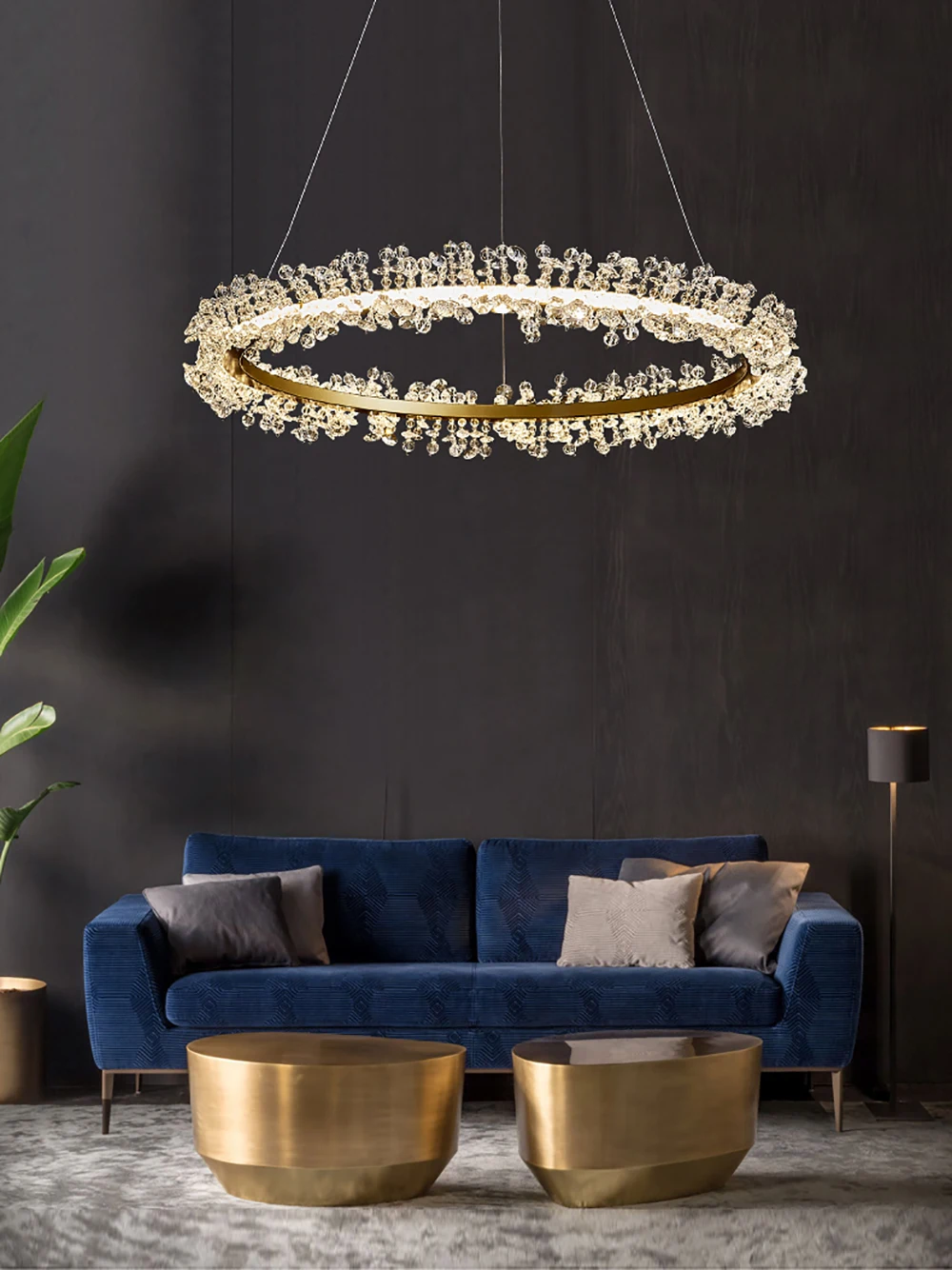 Chandelier Minimalist LED Luxury Crystal Gold/Black Ring Hanging Light Home Decor Lustre Lighting Fixtures for Staircase Hall
Chandelier Minimalist LED Luxury Crystal Gold/Black Ring Hanging Light Home Decor Lustre Lighting Fixtures for Staircase Hall