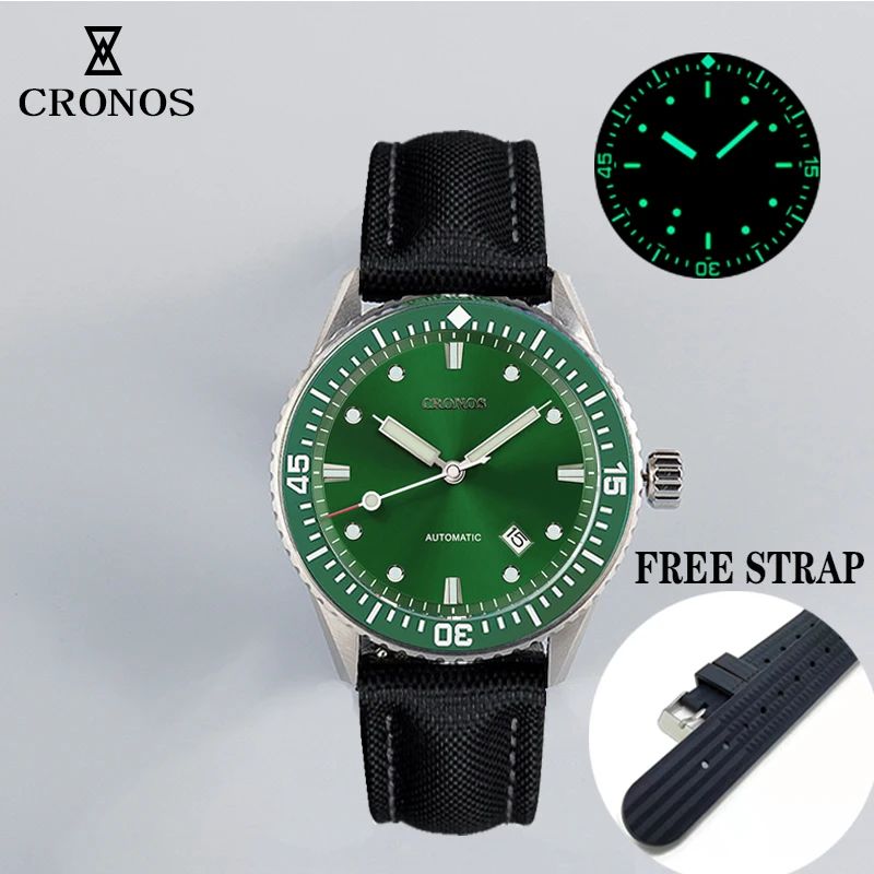CRONOS New Mens Pilot Watches Men Automatic Watch Diver Mechanical Wristwatch C3 Luminous 200M Waterproof Sapphire Ceramic Bezel
CRONOS New Mens Pilot Watches Men Automatic Watch Diver Mechanical Wristwatch C3 Luminous 200M Waterproof Sapphire Ceramic Bezel
