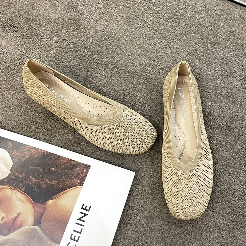 Women Flat Shoes Knitting Square Toe Loafers Women 2022 New Fashion Shallow Mouth Shoes Women Casual Zapatos Mujer
Women Flat Shoes Knitting Square Toe Loafers Women 2022 New Fashion Shallow Mouth Shoes Women Casual Zapatos Mujer