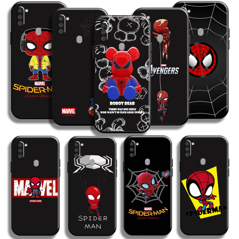 Marvel Cartoon Spiderman For Samsung Galaxy M11 Phone Case TPU Coque Liquid Silicon Black Soft Carcasa Full Protection
Marvel Cartoon Spiderman For Samsung Galaxy M11 Phone Case TPU Coque Liquid Silicon Black Soft Carcasa Full Protection