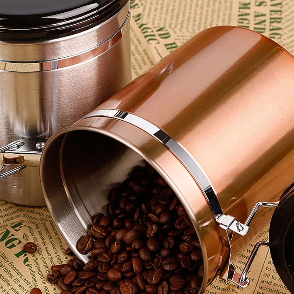 1.8L 304 Stainless Steel Airtight Coffee Container Storage Canister Set Coffee jar Canister With Scoop For Coffee Beans Tea
1.8L 304 Stainless Steel Airtight Coffee Container Storage Canister Set Coffee jar Canister With Scoop For Coffee Beans Tea