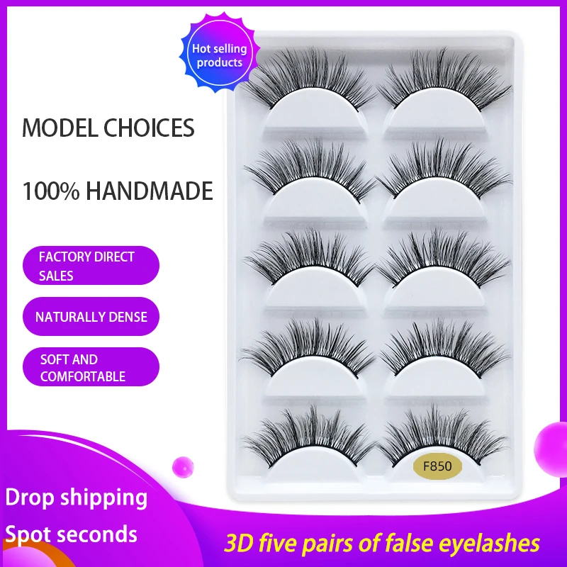 Eyelashes Box Package 5Pair 3D False Mink Eyelashes Thick Stereo Eyelashes Chemical Fiber Eyelashes Curly Lashes Makeup
Eyelashes Box Package 5Pair 3D False Mink Eyelashes Thick Stereo Eyelashes Chemical Fiber Eyelashes Curly Lashes Makeup