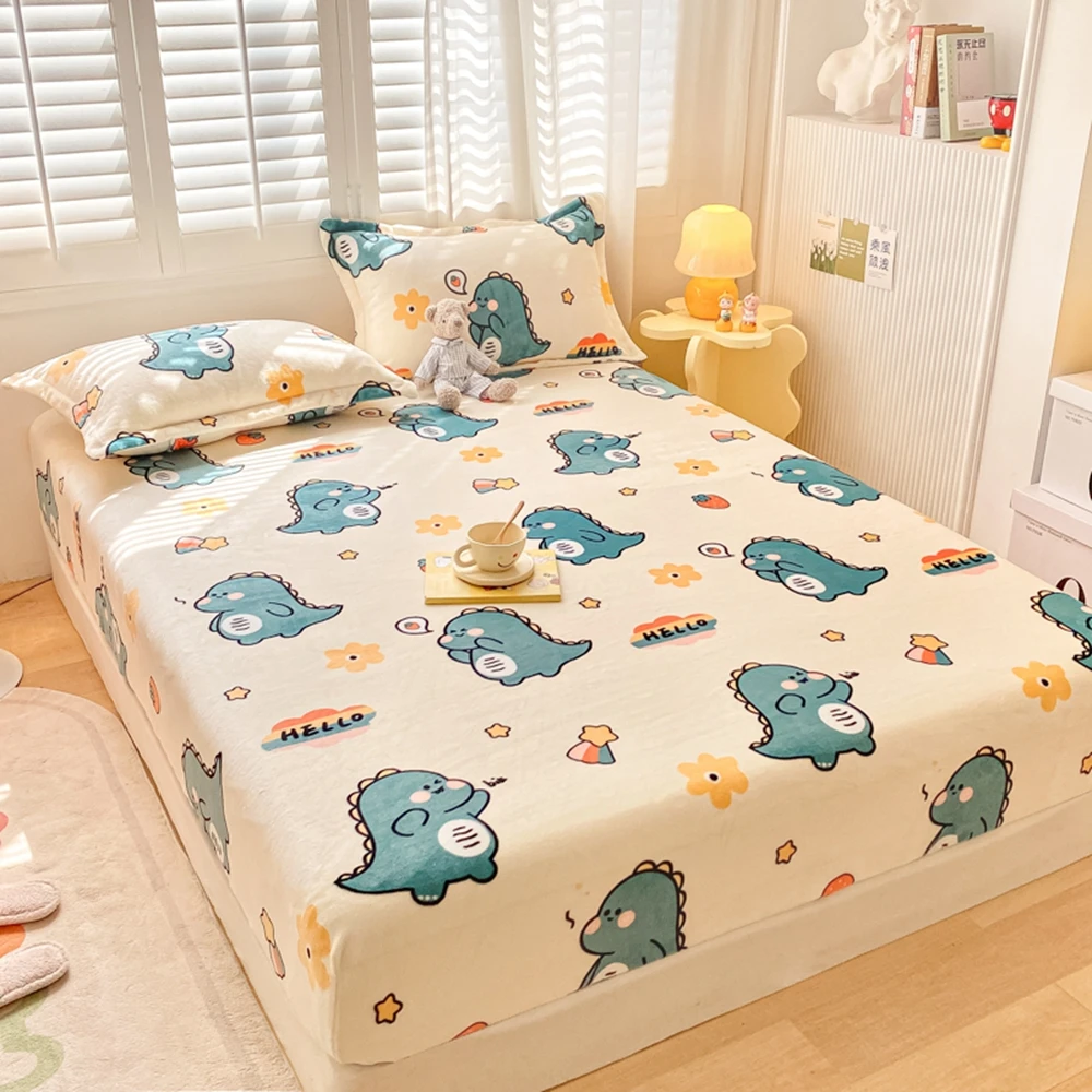 Winter Warm Soft Thicken New Printing Milk Velvet Bed Sheet Quilted Mattress Cover King Queen Customized Mattress Protector Cove
Winter Warm Soft Thicken New Printing Milk Velvet Bed Sheet Quilted Mattress Cover King Queen Customized Mattress Protector Cove