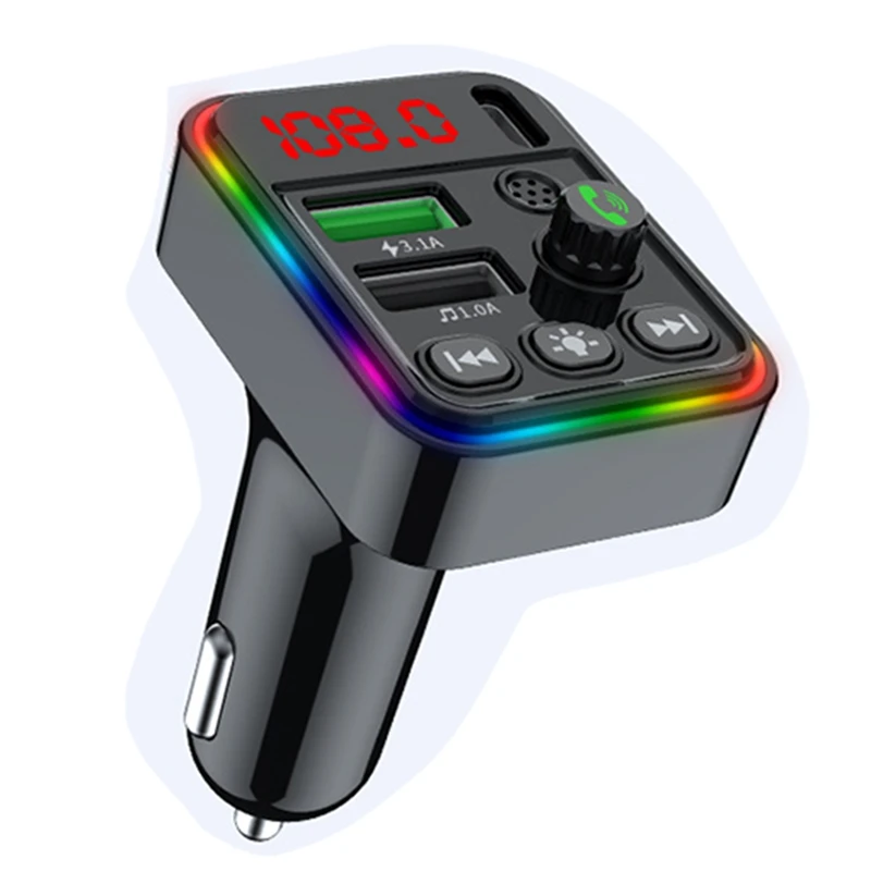 Car Bluetooth 5.0 FM Transmitter Car MP3 Player Wireless Handsfree Handsfree Calling Audio Receiver USB Fast Charge
Car Bluetooth 5.0 FM Transmitter Car MP3 Player Wireless Handsfree Handsfree Calling Audio Receiver USB Fast Charge