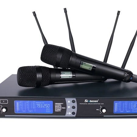 Condenser/Dynamic UHF karaoke receiver microphone system wireless microphone for singing room
Condenser/Dynamic UHF karaoke receiver microphone system wireless microphone for singing room