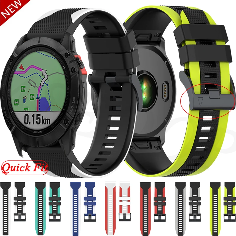 Ремешок для наручных часов Garmin Fenix 6 6X Pro, мягкий силиконовый быстросъемный браслет, аксессуары для часов 7X 7 5X 5 Plus EPIX, 26 22 мм
Ремешок для наручных часов Garmin Fenix 6 6X Pro, мягкий силиконовый быстросъемный браслет, аксессуары для часов 7X 7 5X 5 Plus EPIX, 26 22 мм