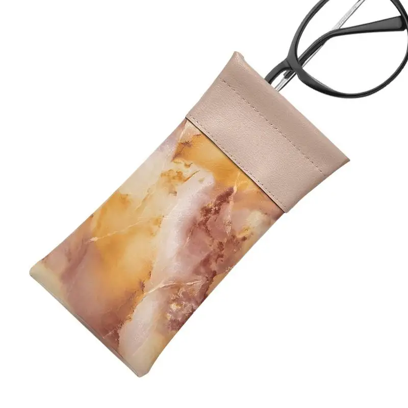 Sunglasses Sleeve Water Proof Marble Texture Eyeglass Holder Bag Portable Squeeze Top PU Leather Soft Sunglasses Case For Men 
Sunglasses Sleeve Water Proof Marble Texture Eyeglass Holder Bag Portable Squeeze Top PU Leather Soft Sunglasses Case For Men