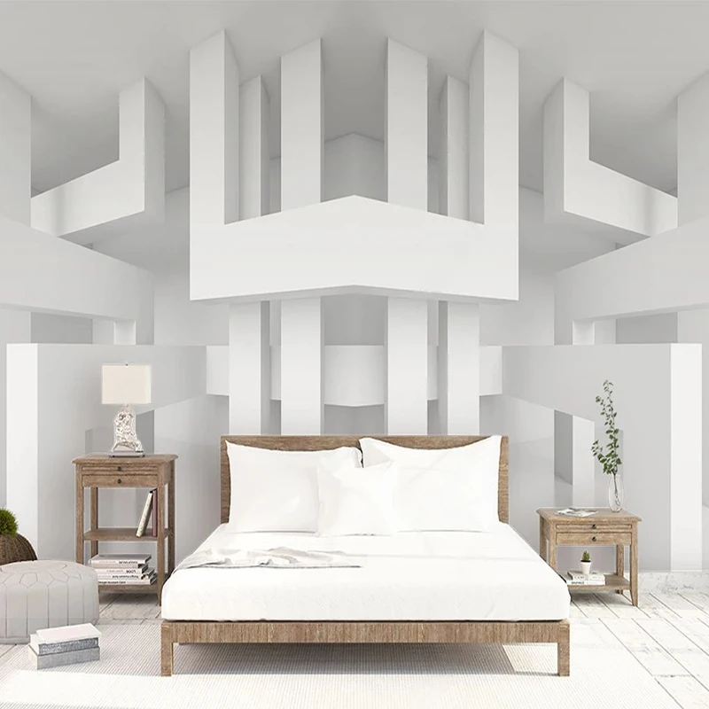 Custom Wallpaper Fresco 3D Stereo White Space Murals Living Room TV Bedroom Study Creative Background Home Decor Wall Painting
Custom Wallpaper Fresco 3D Stereo White Space Murals Living Room TV Bedroom Study Creative Background Home Decor Wall Painting