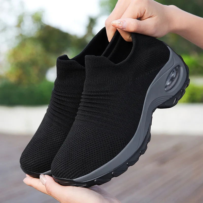 New Walking Women Shoes Mesh Women's Running Shoes Fashion Platform Slip-On Sneakers Air Cushion Gym Modern Dance Shoes Casual
New Walking Women Shoes Mesh Women's Running Shoes Fashion Platform Slip-On Sneakers Air Cushion Gym Modern Dance Shoes Casual