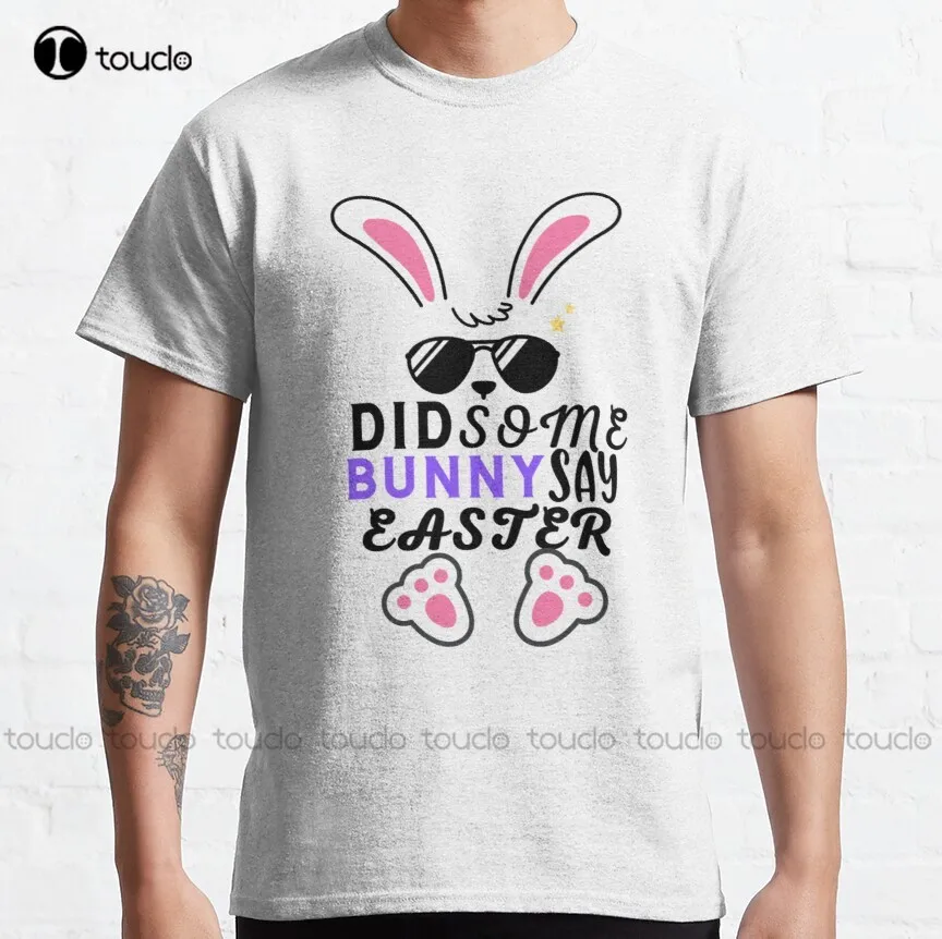 Забавная Пасхальная Классическая хлопковая Футболка с изображением Dj Bunny In Da House Rabbit, простые винтажные повседневные футболки 
Забавная Пасхальная Классическая хлопковая Футболка с изображением Dj Bunny In Da House Rabbit, простые винтажные повседневные футболки