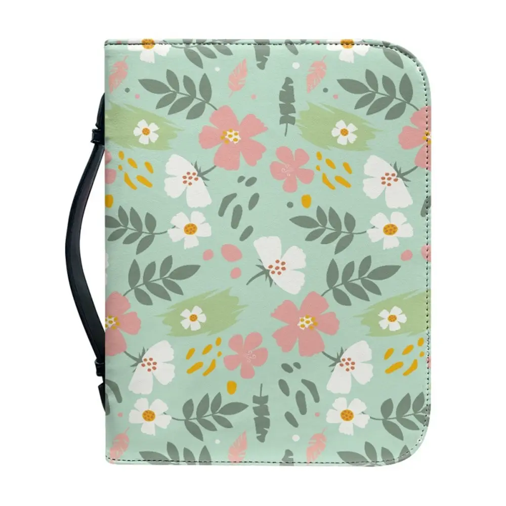 Customized Small Clear Floral Pattern Zipper Bible Handbag PU Bible Church Outing Study Supplies Multifunctional Protective Bag
Customized Small Clear Floral Pattern Zipper Bible Handbag PU Bible Church Outing Study Supplies Multifunctional Protective Bag