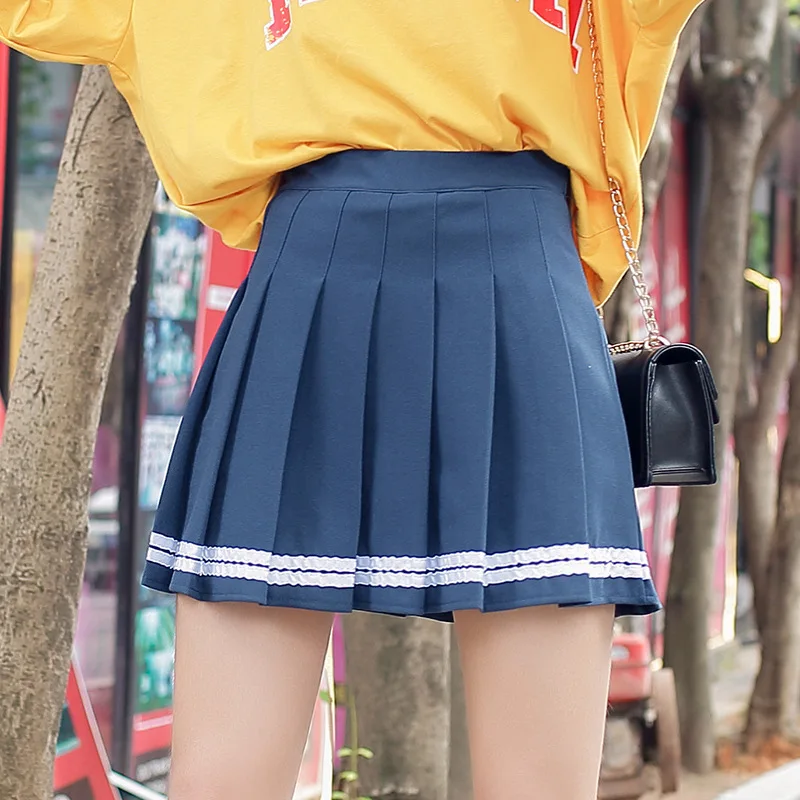 Pleated Skirt Female Students Short Skirt New Women's Striped Pull Striped Literary Large Swing Half Skirt
Pleated Skirt Female Students Short Skirt New Women's Striped Pull Striped Literary Large Swing Half Skirt