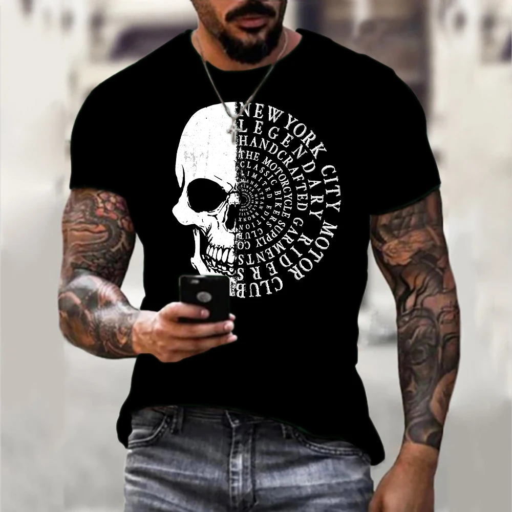 Men T-shirt Men's T-shirts Bike Handsome Man High Quality Clothing Exotic Personality Punk Gothic Oversized 6XL Skull T-Shirt
Men T-shirt Men's T-shirts Bike Handsome Man High Quality Clothing Exotic Personality Punk Gothic Oversized 6XL Skull T-Shirt
