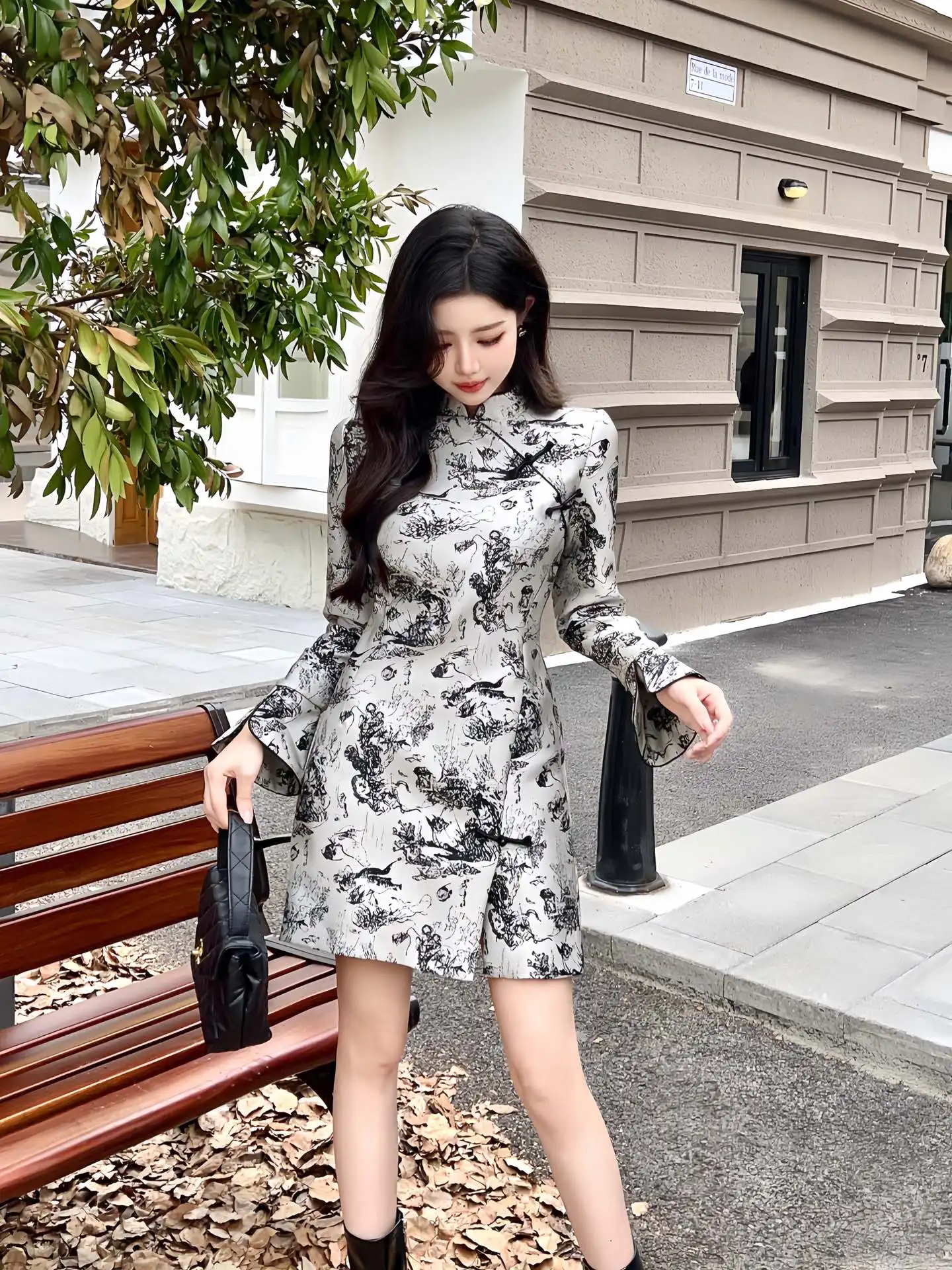 2023 Spring/Summer Fashion New Women's Clothing Frog button dress 0822
2023 Spring/Summer Fashion New Women's Clothing Frog button dress 0822