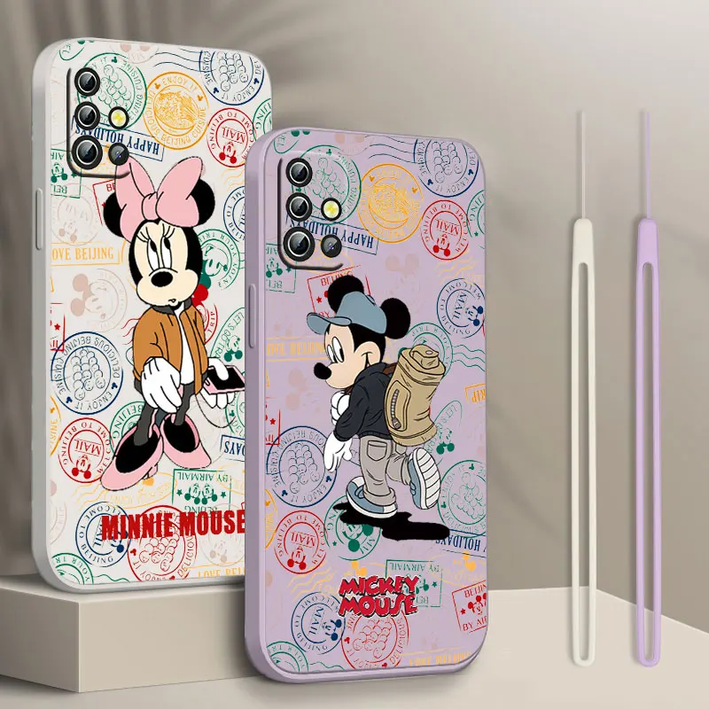 Mickey Minnie Cute Phone Case For Samsung A01 A02 A03 A7 A10 A10S A11 A12 A13 A20 A21S A22 CORE 4G 5G Liquid Rope Soft Back Capa
Mickey Minnie Cute Phone Case For Samsung A01 A02 A03 A7 A10 A10S A11 A12 A13 A20 A21S A22 CORE 4G 5G Liquid Rope Soft Back Capa